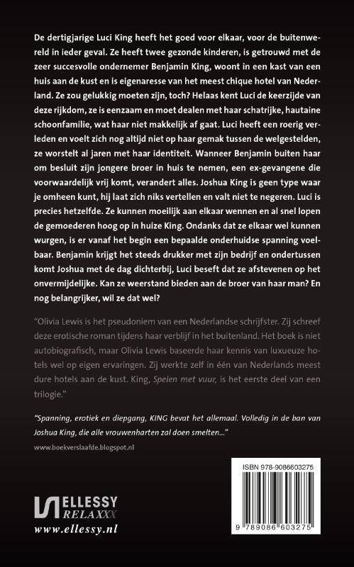 Achterkant van Spelen met vuur