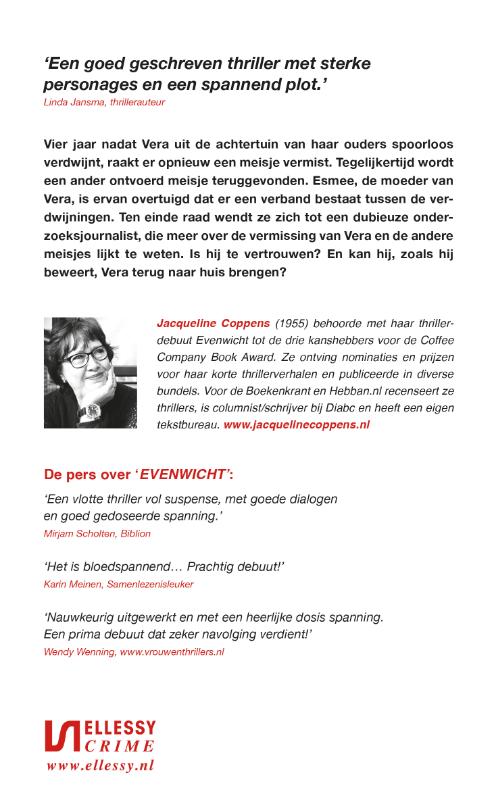 Achterkant van Omdat ik je mis
