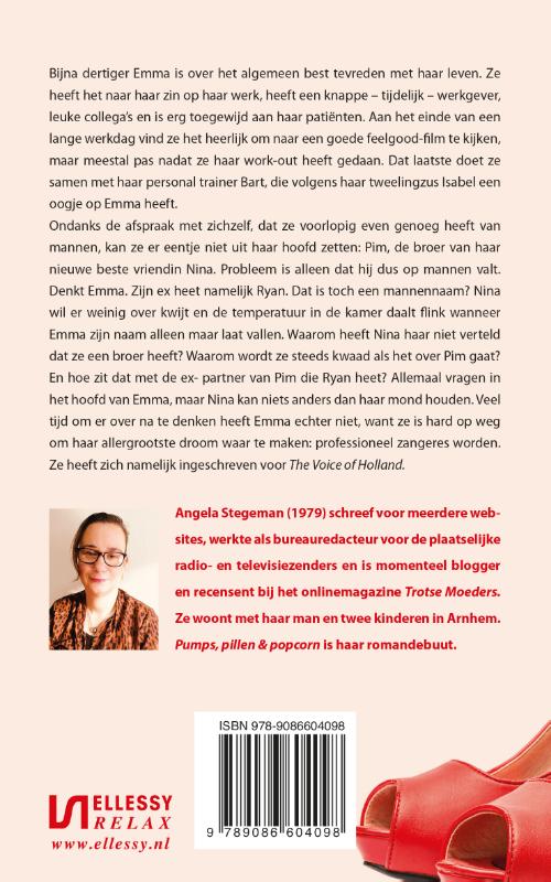 Achterkant van Pumps, pillen & popcorn