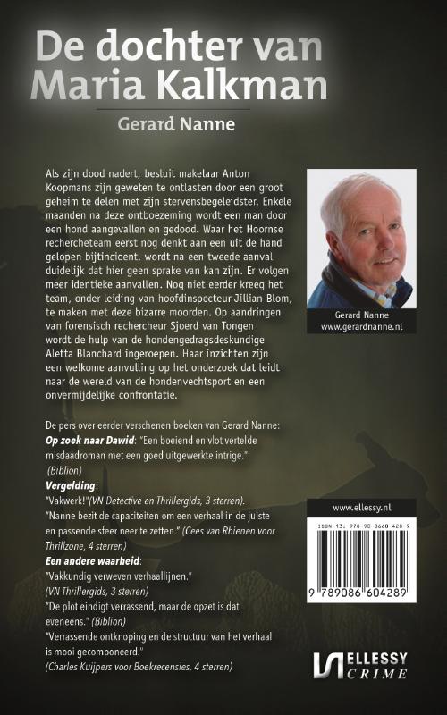 Achterkant van De dochter van Maria Kalkman