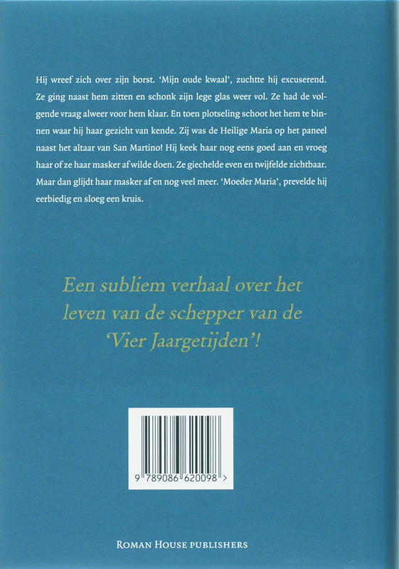 Achterkant van Het geheim van Antonio Vivaldi