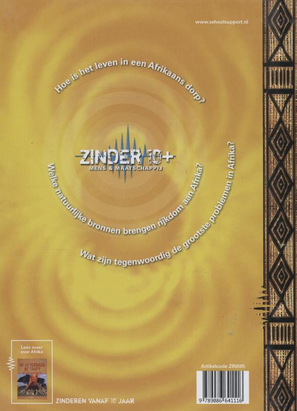 Achterkant van Leven in Afrika