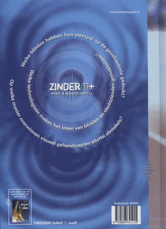 Achterkant van Zien zonder zicht