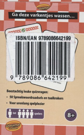 Achterkant van Varkentjes wassen