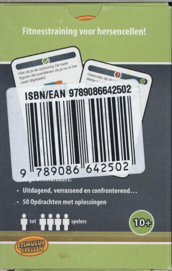 Achterkant van QUIZ IT - Logisch denken XL
