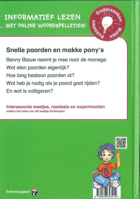 Achterkant van En de wereld van paarden