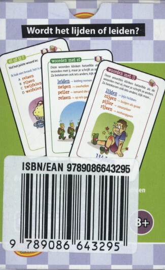 Achterkant van Quiz it junior spel en speel!