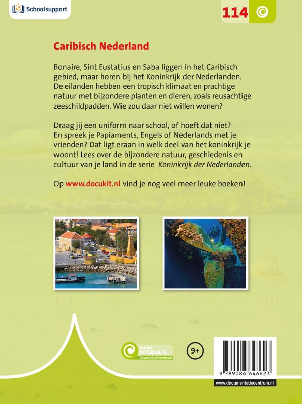 Achterkant van Caribisch Nederland