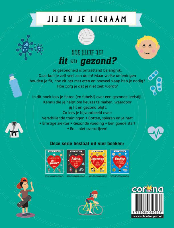 Achterkant van Hoe blijf jij fit en gezond?