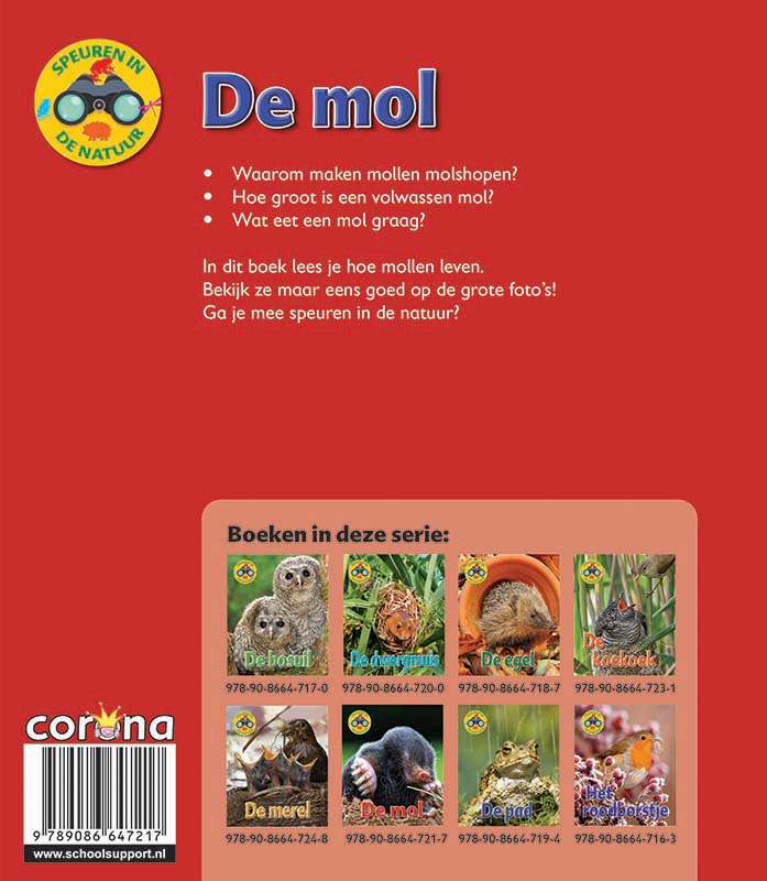 Achterkant van De mol, Speuren in de natuur