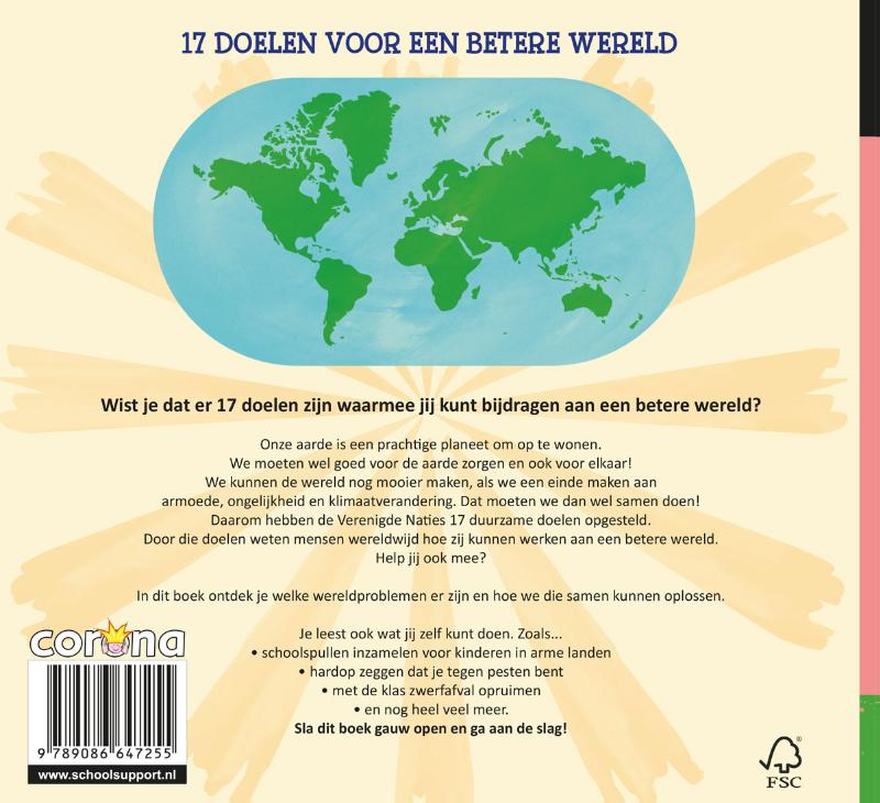 Achterkant van 17 doelen voor een betere wereld