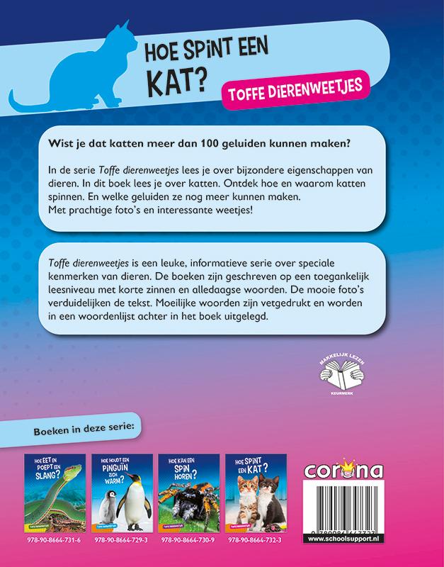 Achterkant van Hoe spint een kat?