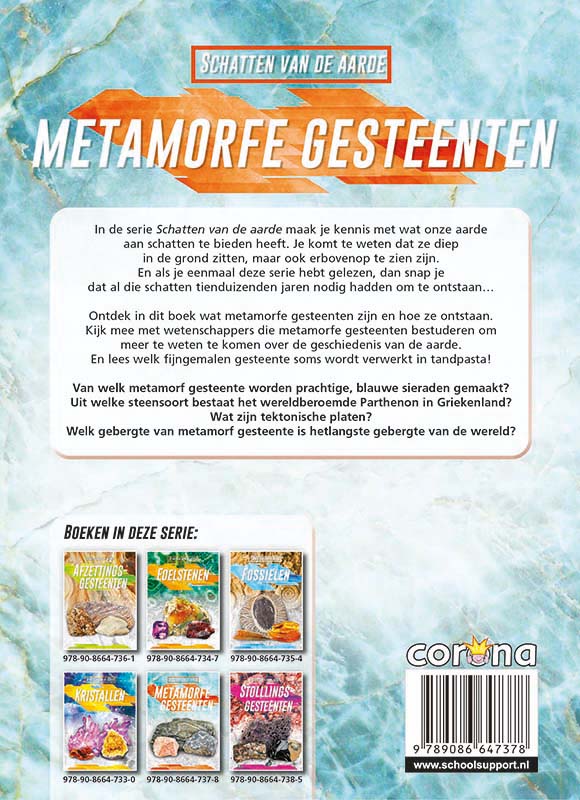 Achterkant van Metamorfe gesteenten