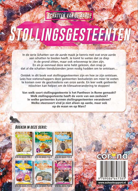 Achterkant van Stollingsgesteenten