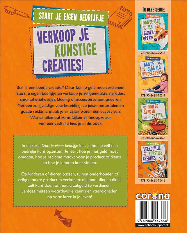 Achterkant van Verkoop je kunstige creaties!