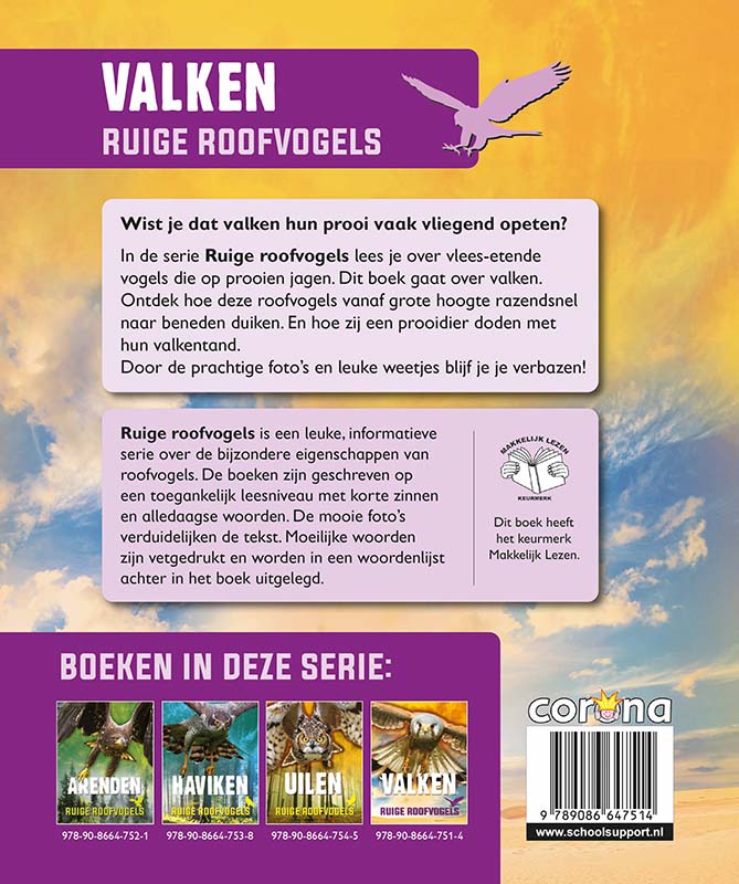 Achterkant van Valken