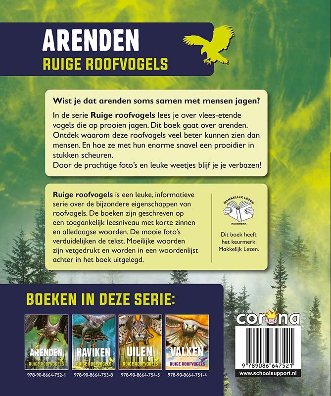 Achterkant van Arenden