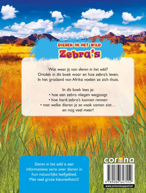 Achterkant van Zebra's
