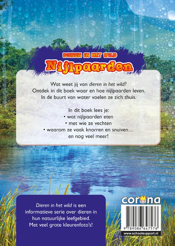 Achterkant van Nijlpaarden