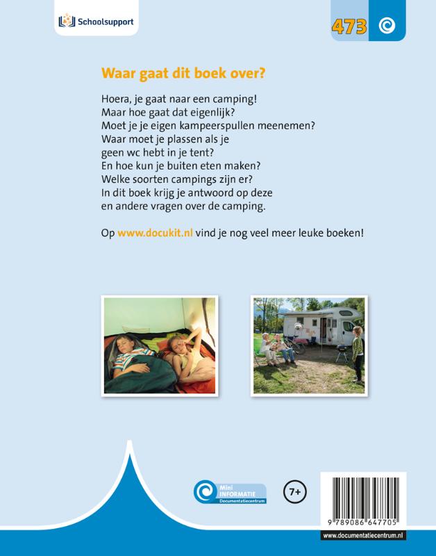 Achterkant van Naar de camping