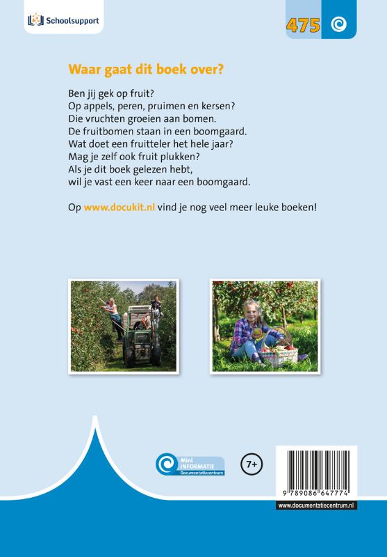 Achterkant van Bomen met fruit