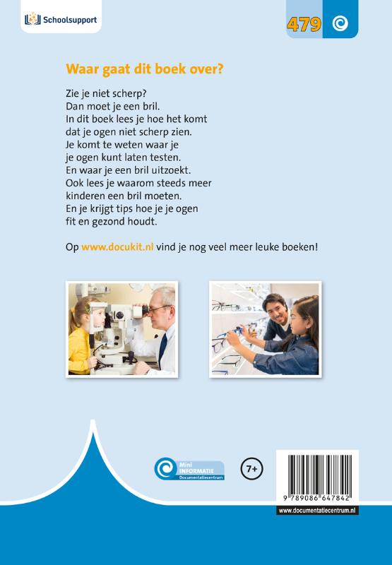 Achterkant van Ik moet een bril