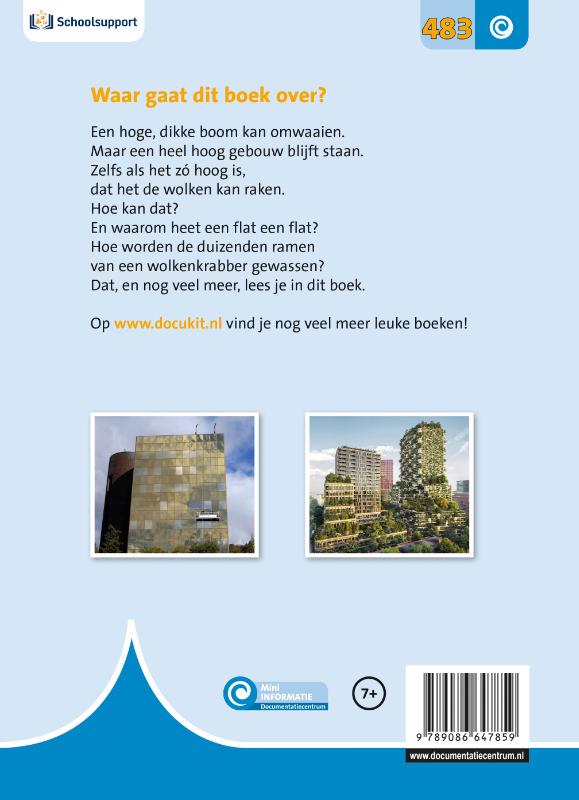 Achterkant van Hoge gebouwen