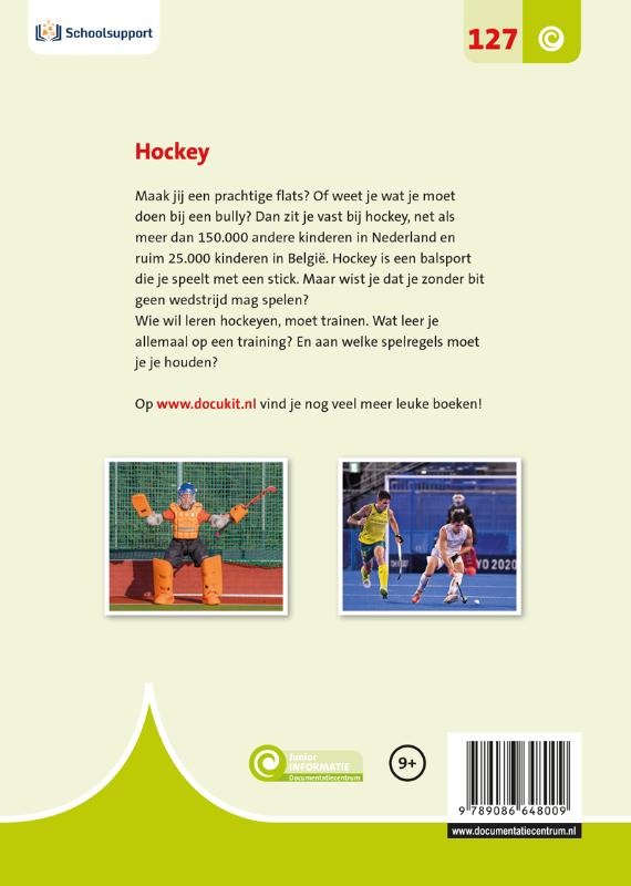 Achterkant van Hockey