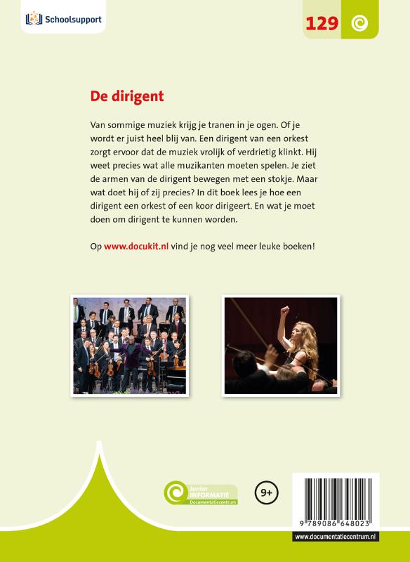 Achterkant van De dirigent