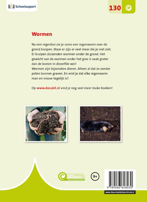Achterkant van Wormen