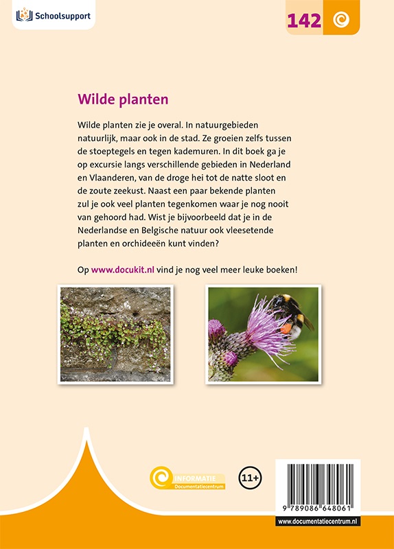 Achterkant van Wilde planten
