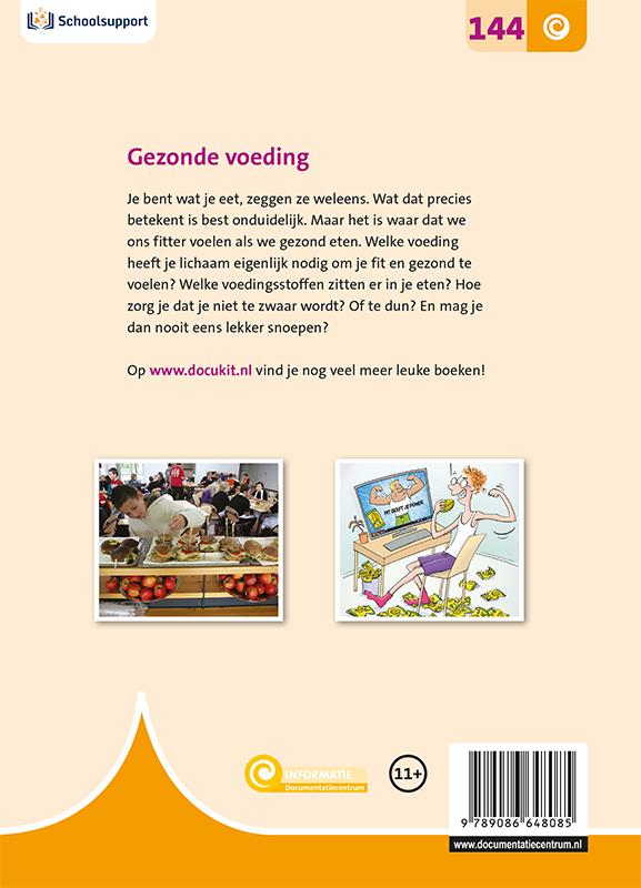 Achterkant van Gezonde voeding
