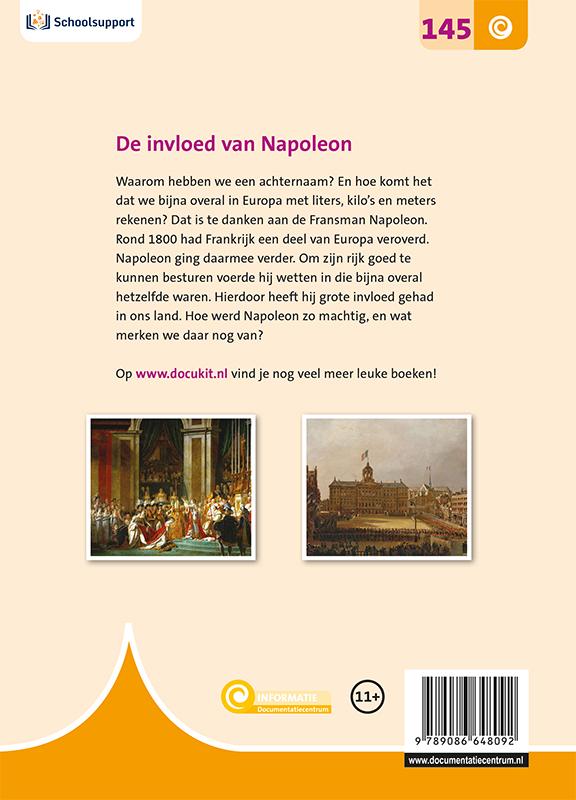Achterkant van De invloed van Napoleon