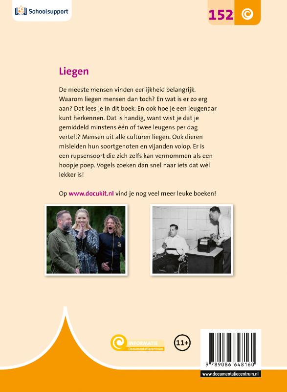 Achterkant van Liegen