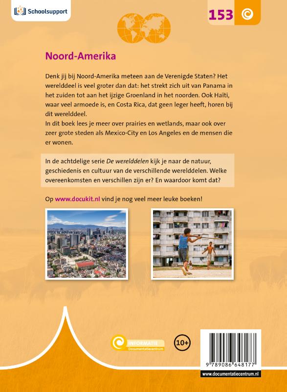 Achterkant van Noord-Amerika