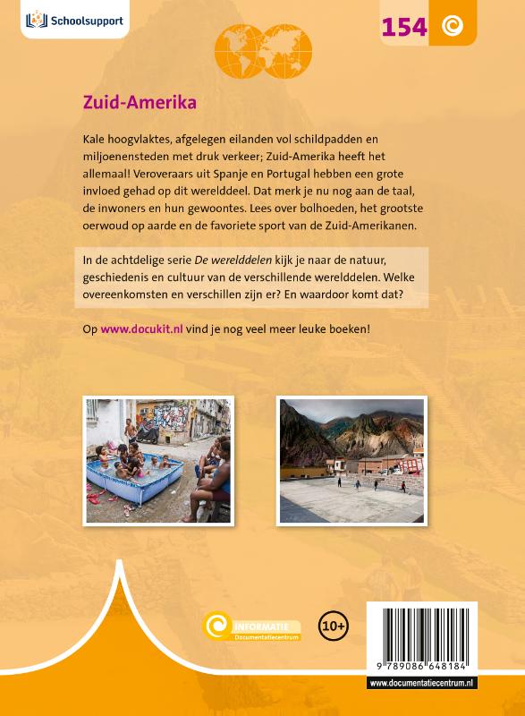 Achterkant van Zuid-Amerika
