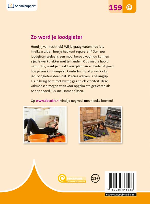 Achterkant van Zo word je loodgieter
