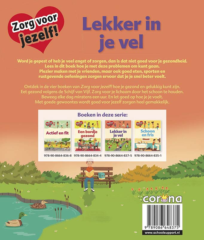 Achterkant van Lekker in je vel