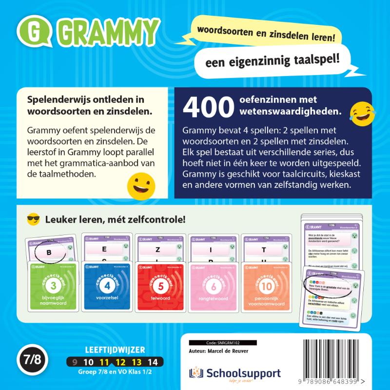 Achterkant van groep 7-8