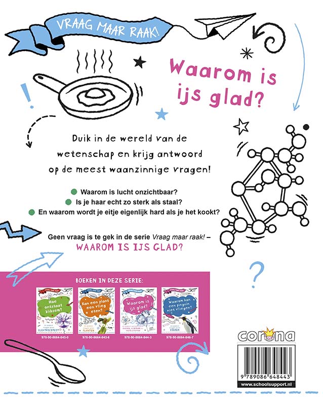 Achterkant van Waarom is ijs glad?