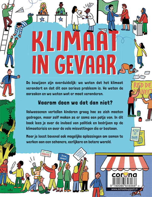 Achterkant van Klimaat in gevaar