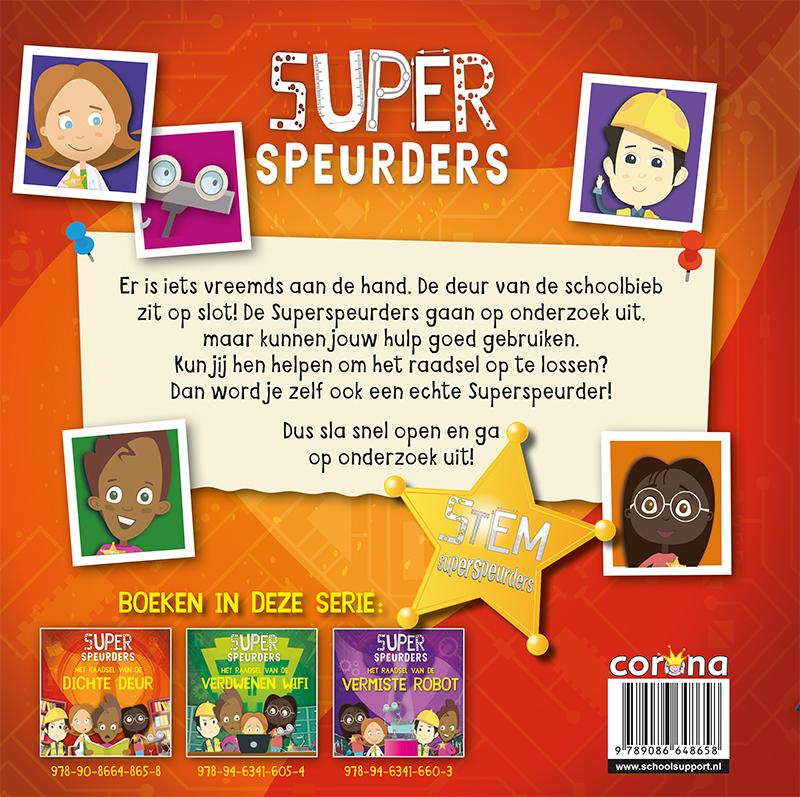 Achterkant van Het raadsel van de dichte deur