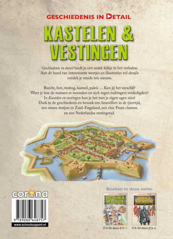 Achterkant van Kastelen & vestingen