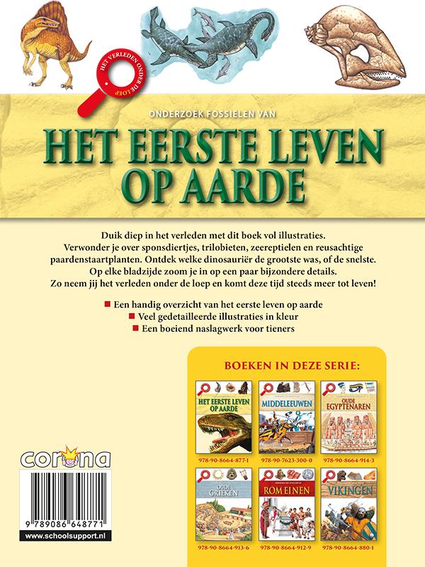 Achterkant van Onderzoek fossielen van het eerste leven op aarde