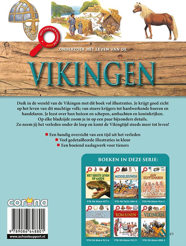 Achterkant van Het leven van de Vikingen