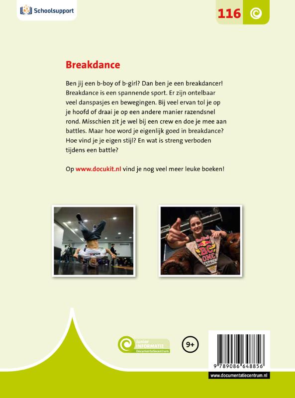 Achterkant van Breakdance