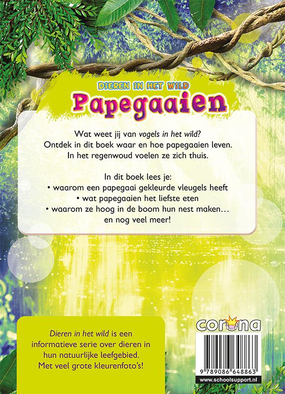 Achterkant van Papegaaien