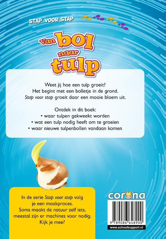 Achterkant van Van bol naar tulp