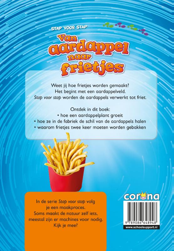 Achterkant van Van aardappel naar frietjes