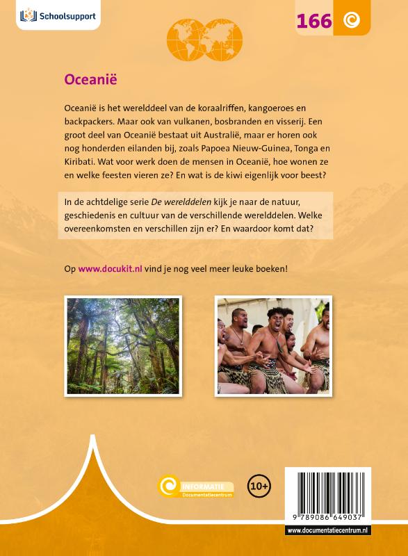 Achterkant van Oceanië